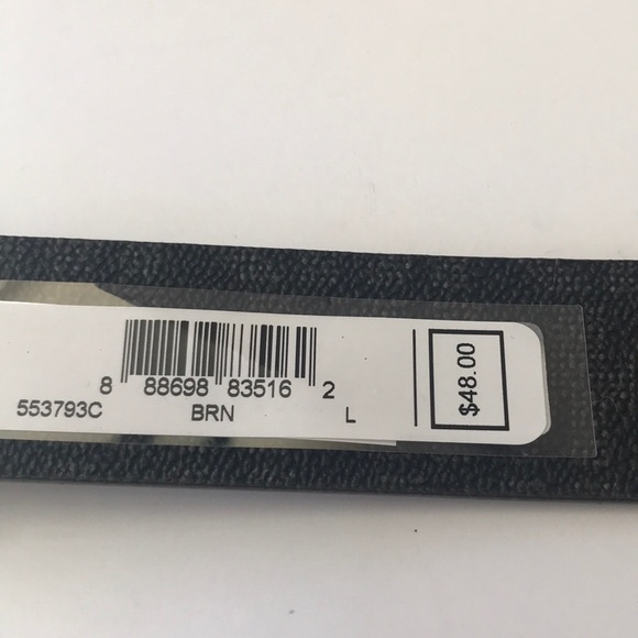 NWT Michal Kors silver buckle reversible MK Belt - Picture 4 of 6